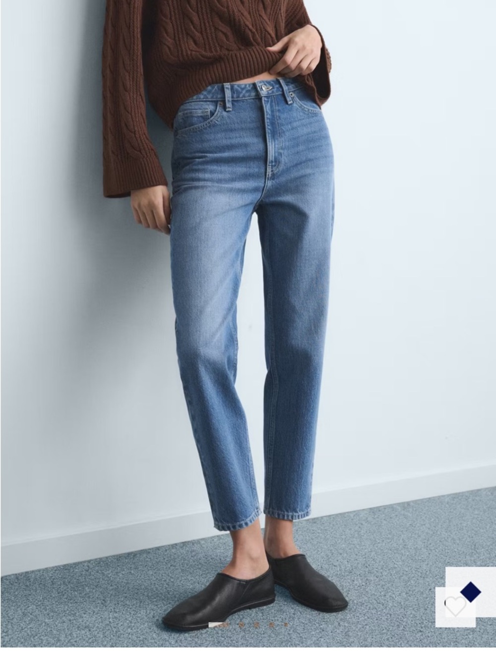 Mango Light Blue Mom Jeans